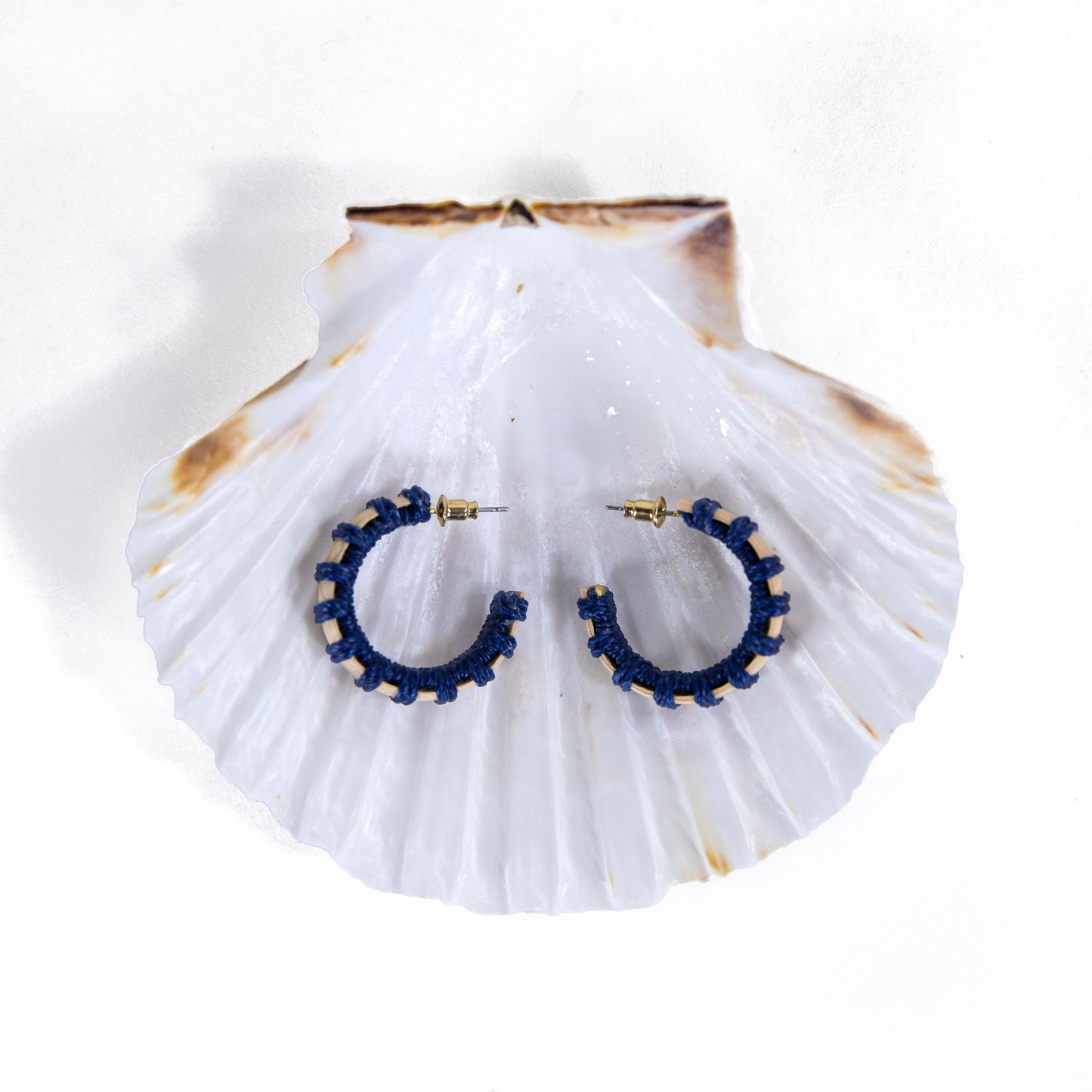 Hoops - Navy/Natural - M