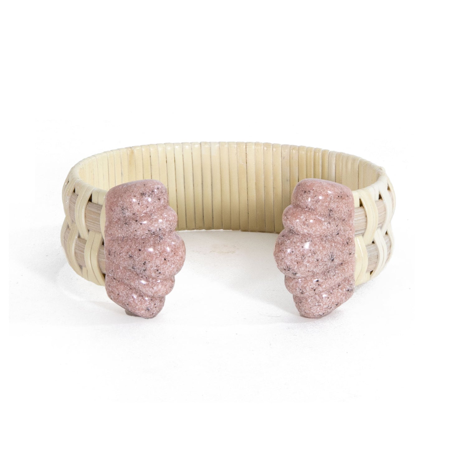 The Ellery Cuff - Cream/Pink