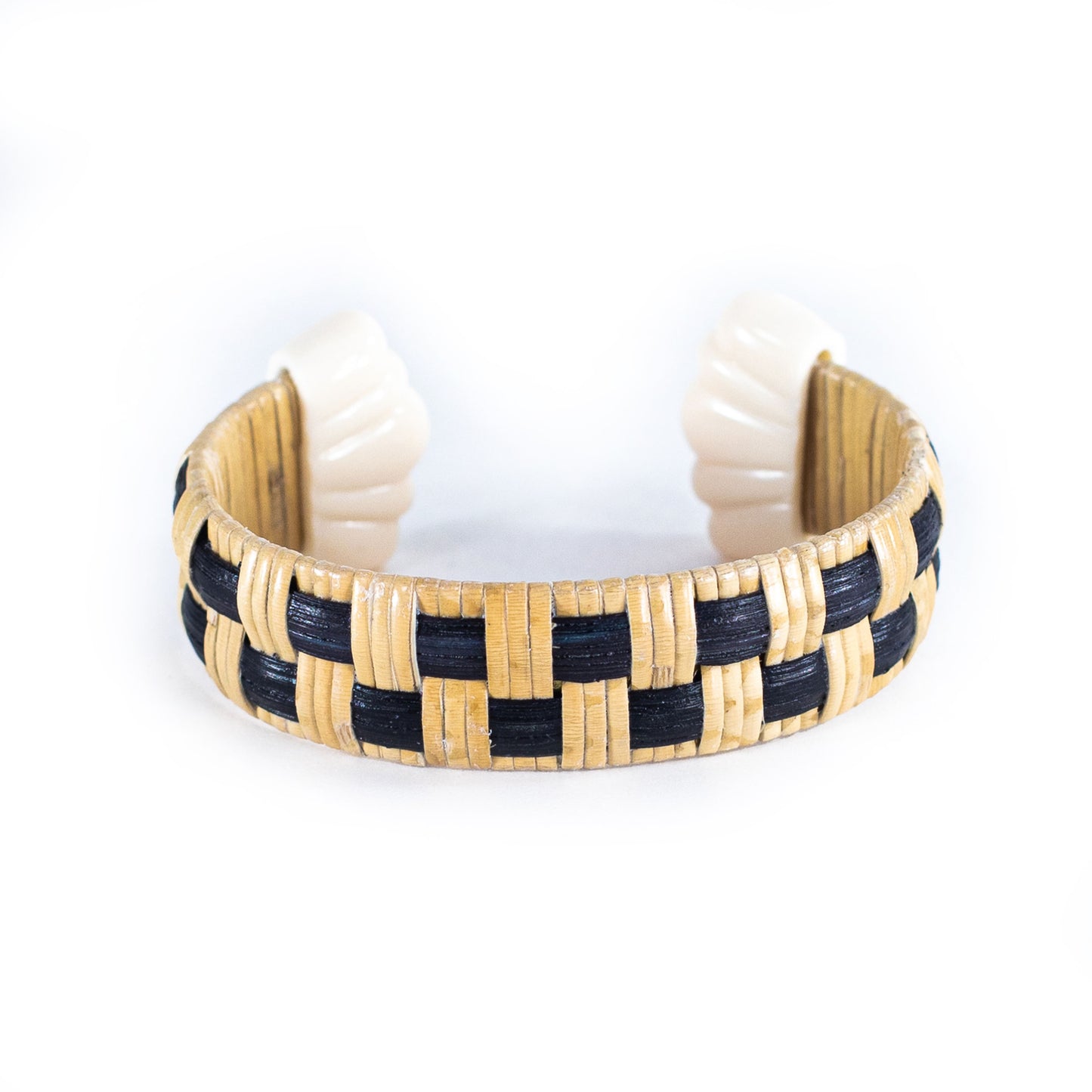 The Ellery Cuff - Navy/Natural/White