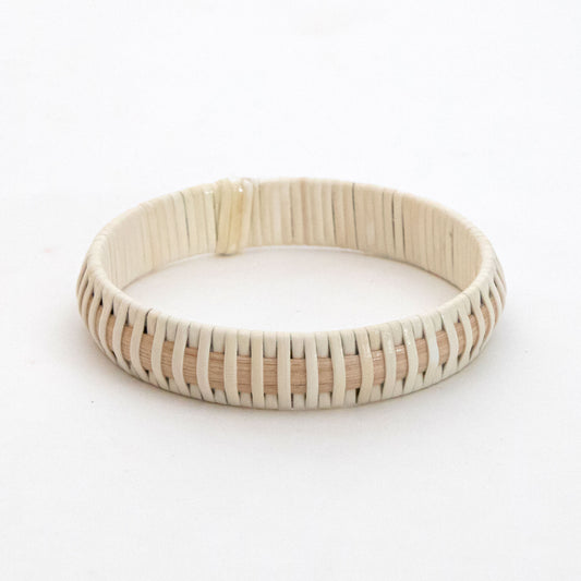 Bangle - Medium Width - Natural/White - M