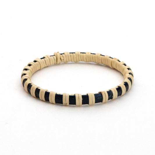 Bangle - Extra Narrow - Navy/Natural Double - M