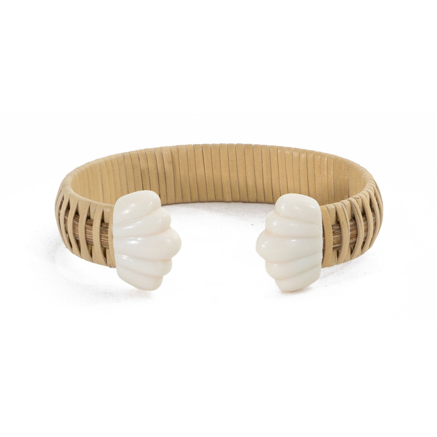 The Jane Bracelet - Dark Natural/White