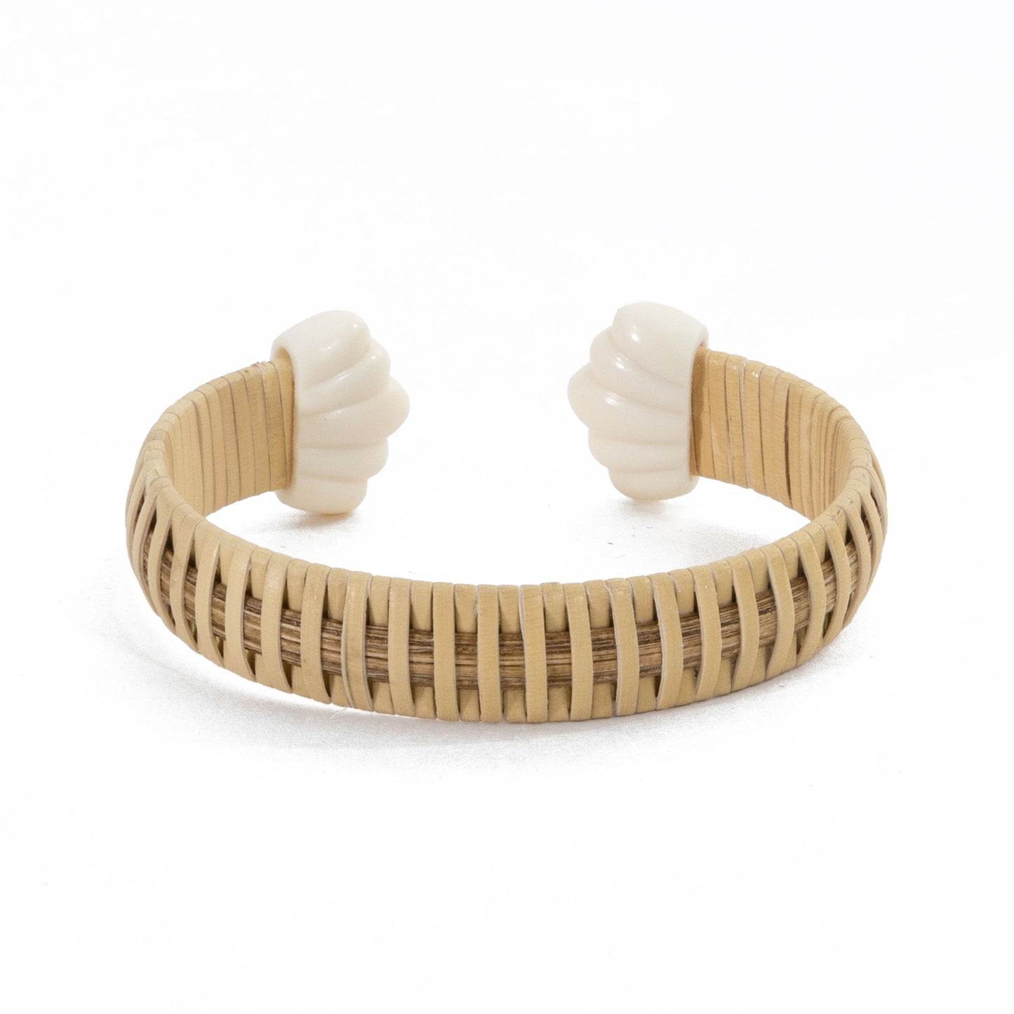 The Jane Bracelet - Dark Natural/White