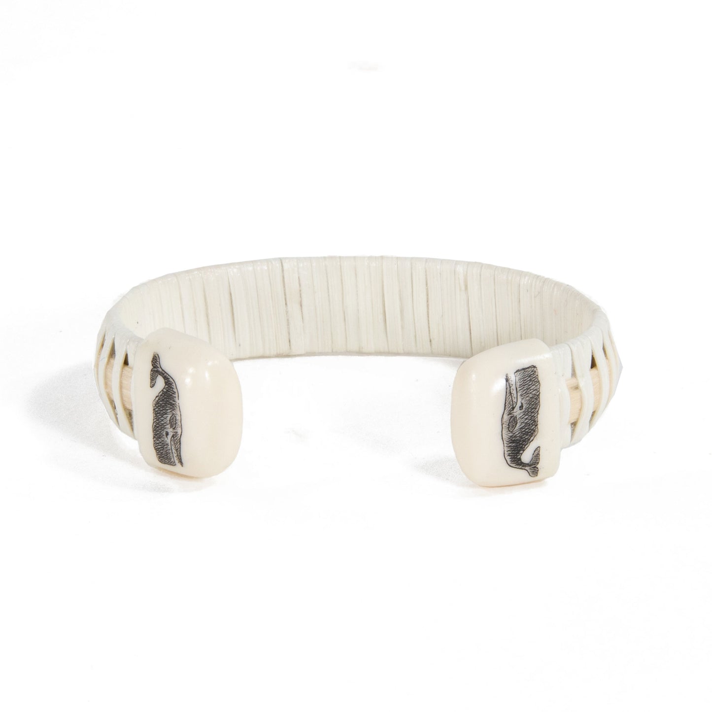 The Eden Cuff - White/Whales