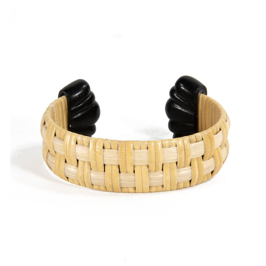 The Ellery Cuff - Natural/Black