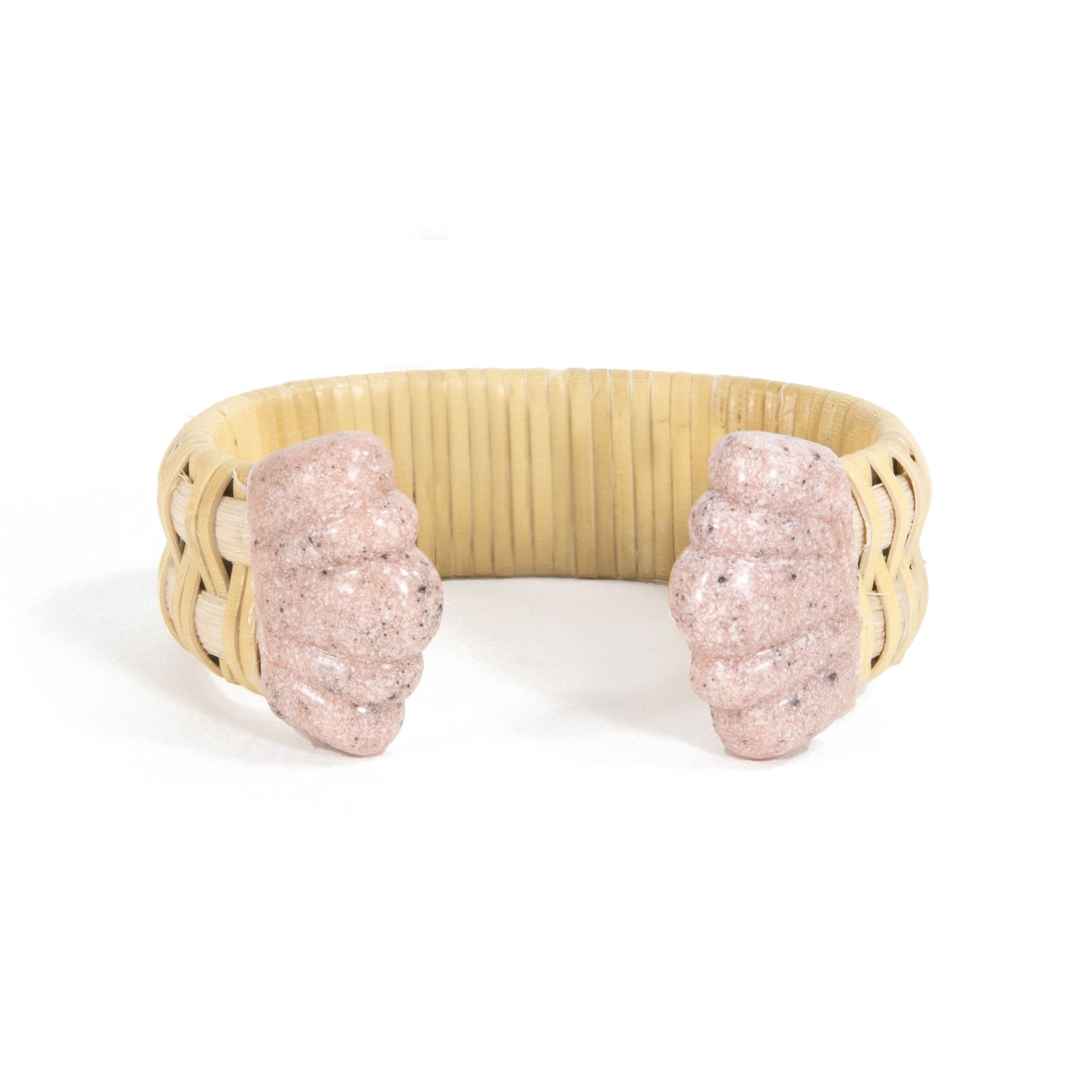 The Ellery Cuff - Natural/Pink