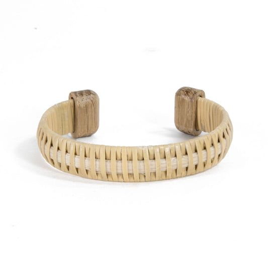 The Eden Cuff - Natural/Oak Wood