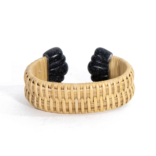 The Ellery Cuff - Natural/Charcoal