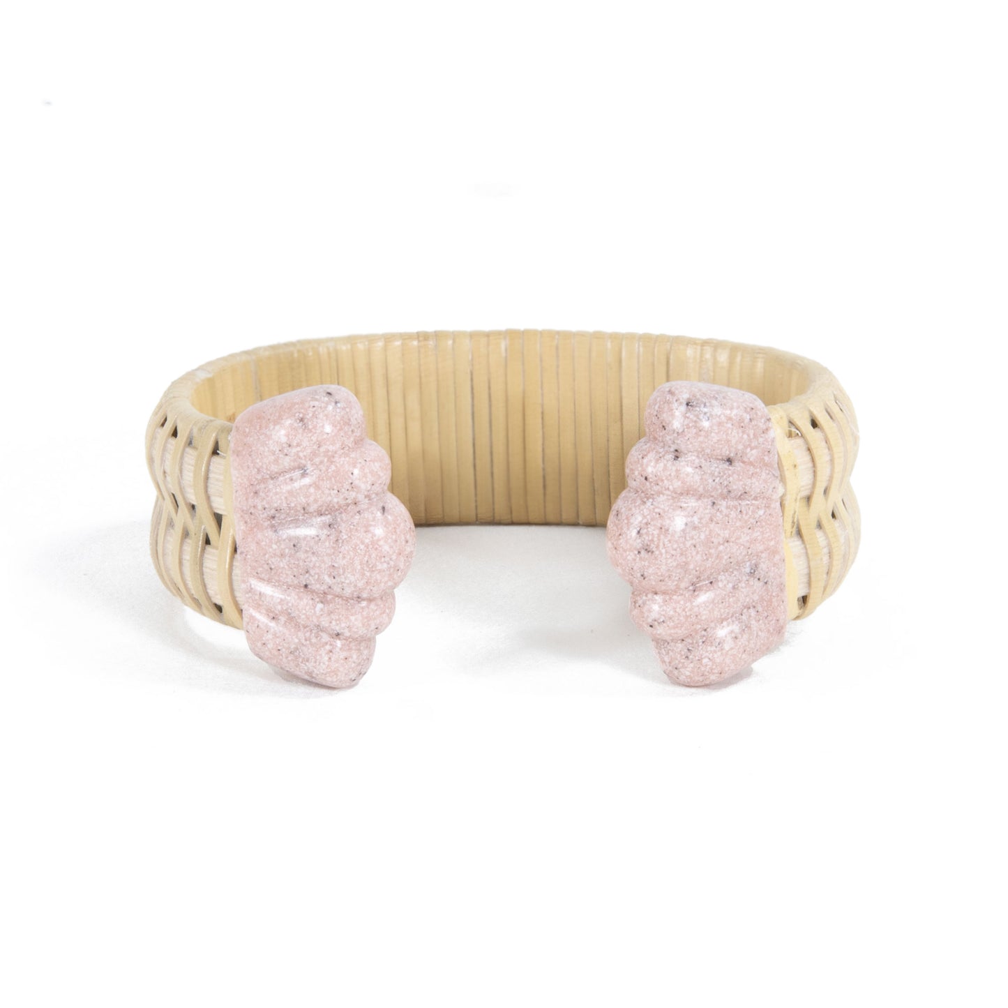 The Ellery Cuff - Natural/Pink