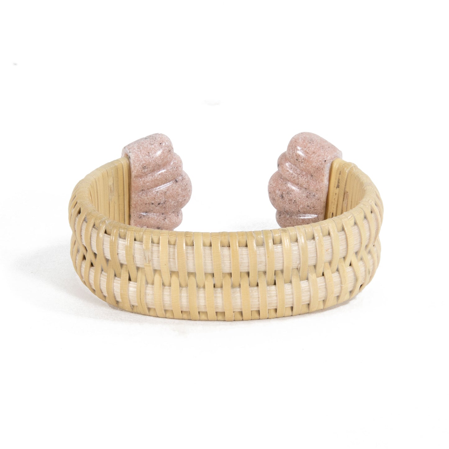 The Ellery Cuff - Natural/Pink