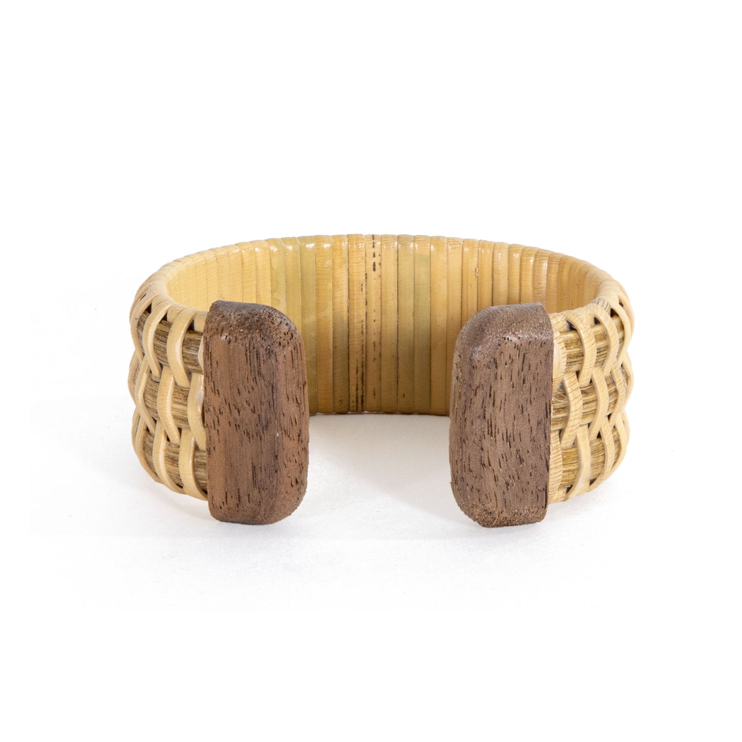 The Florence Cuff - Dark Natural/Walnut