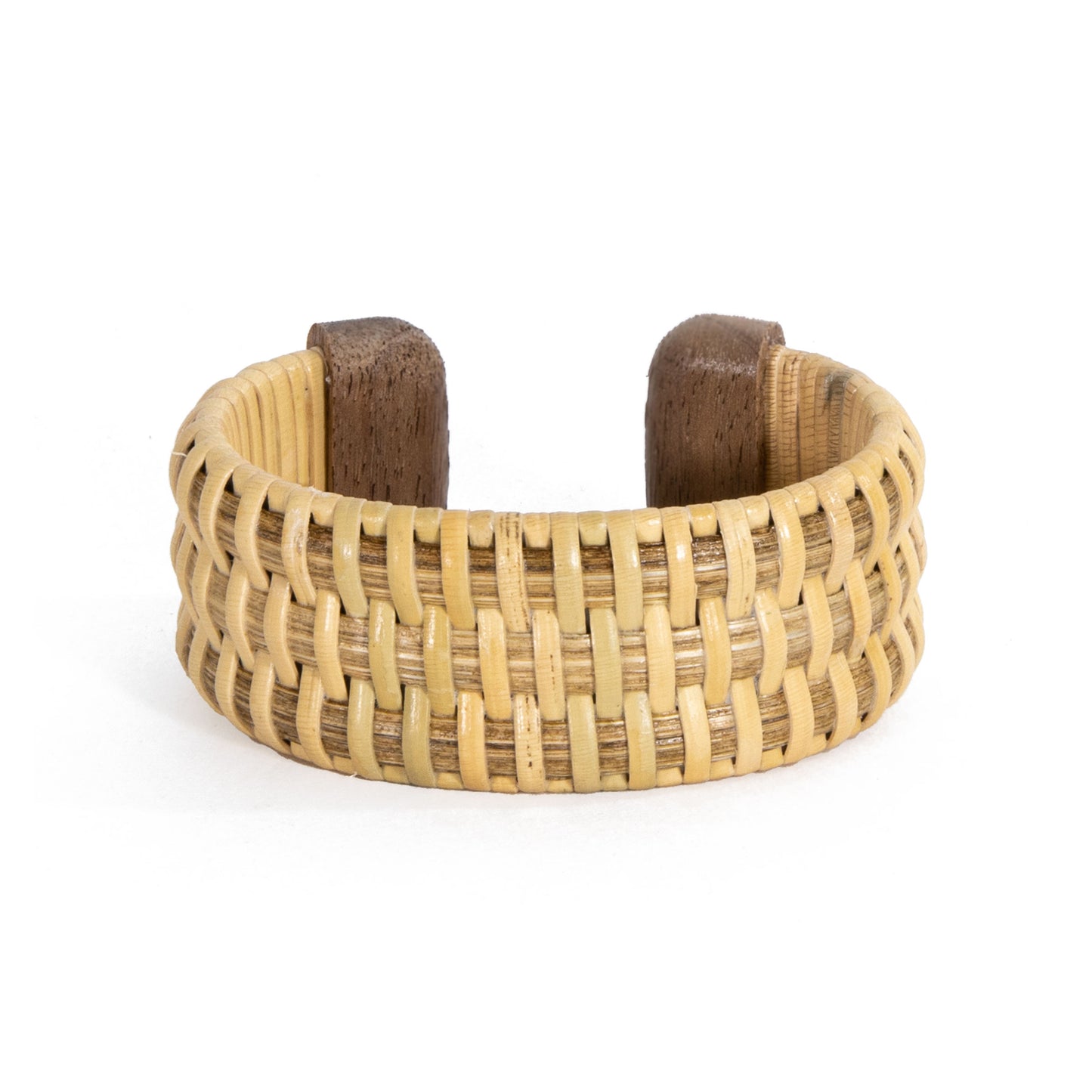 The Florence Cuff - Dark Natural/Walnut