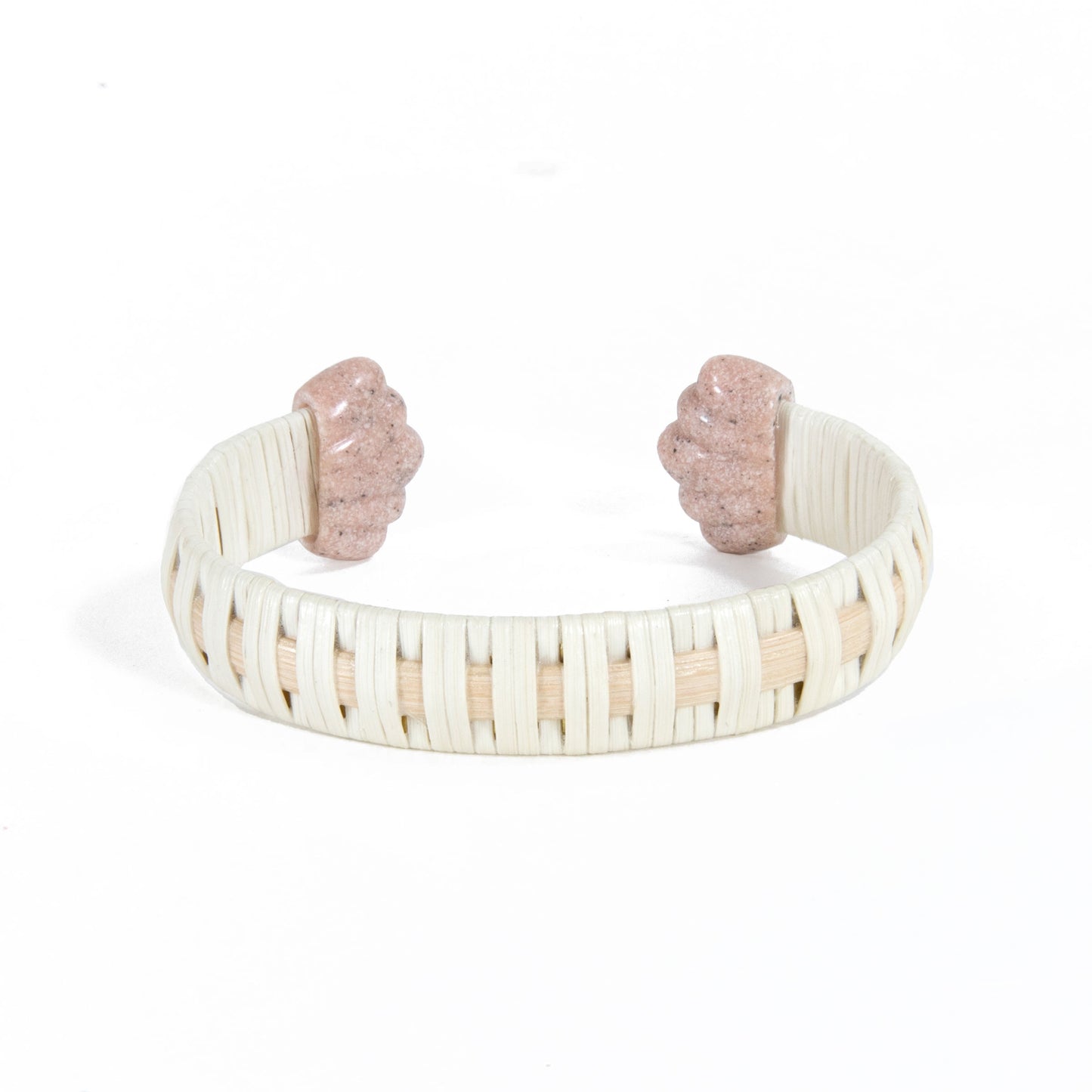 The Jane Bracelet - White/Marbled Pink