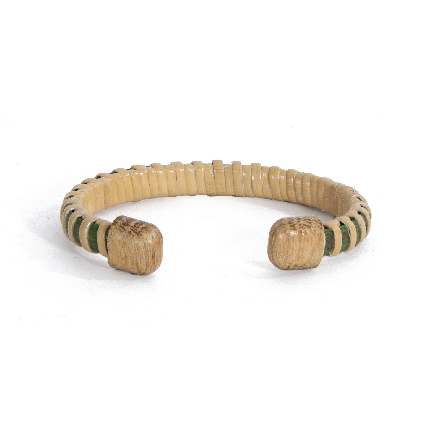 The Marianne Bracelet - Green/Oak